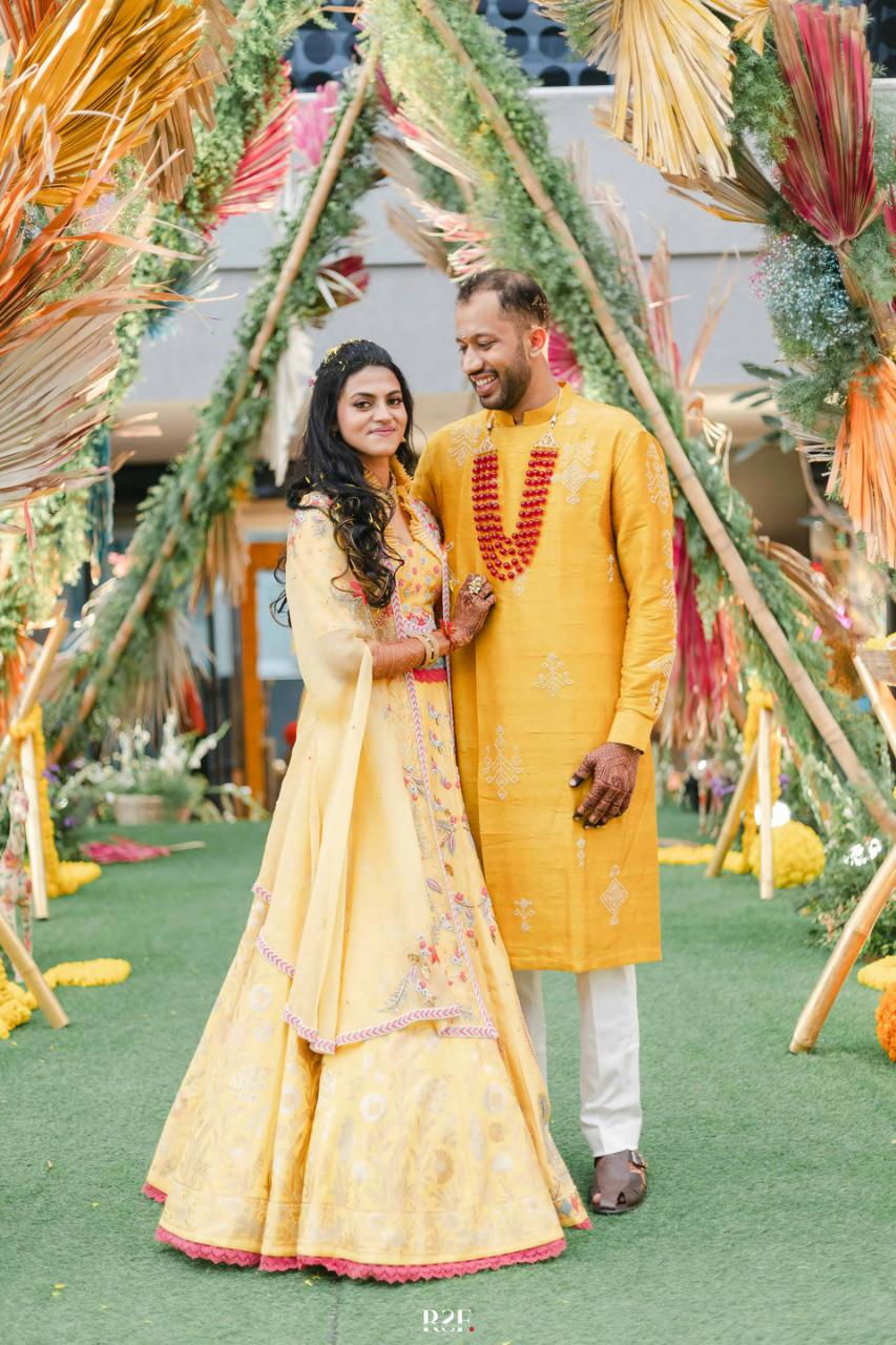 Nisha & Vishwas — wedding at Hilton Embassy Manyata, Bangalore